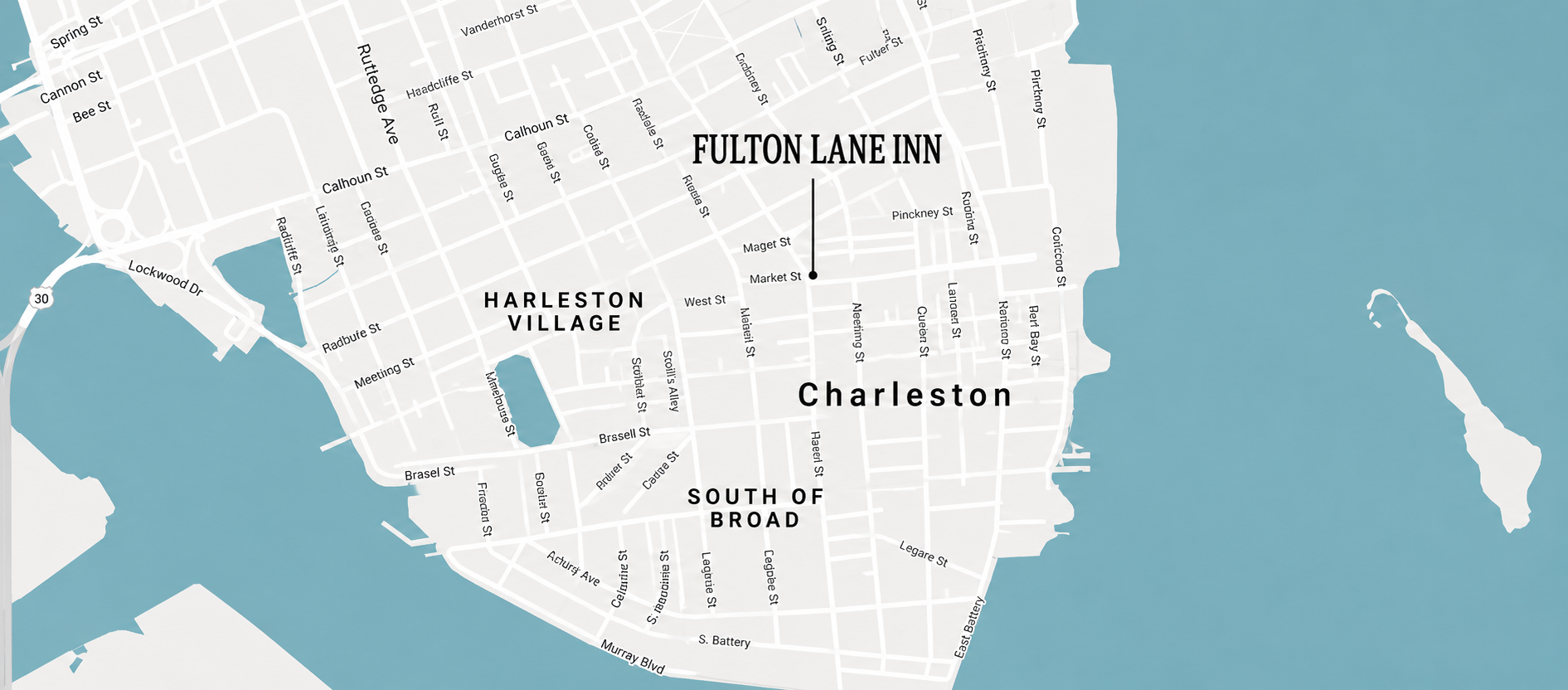 Fulton Lane Inn Map