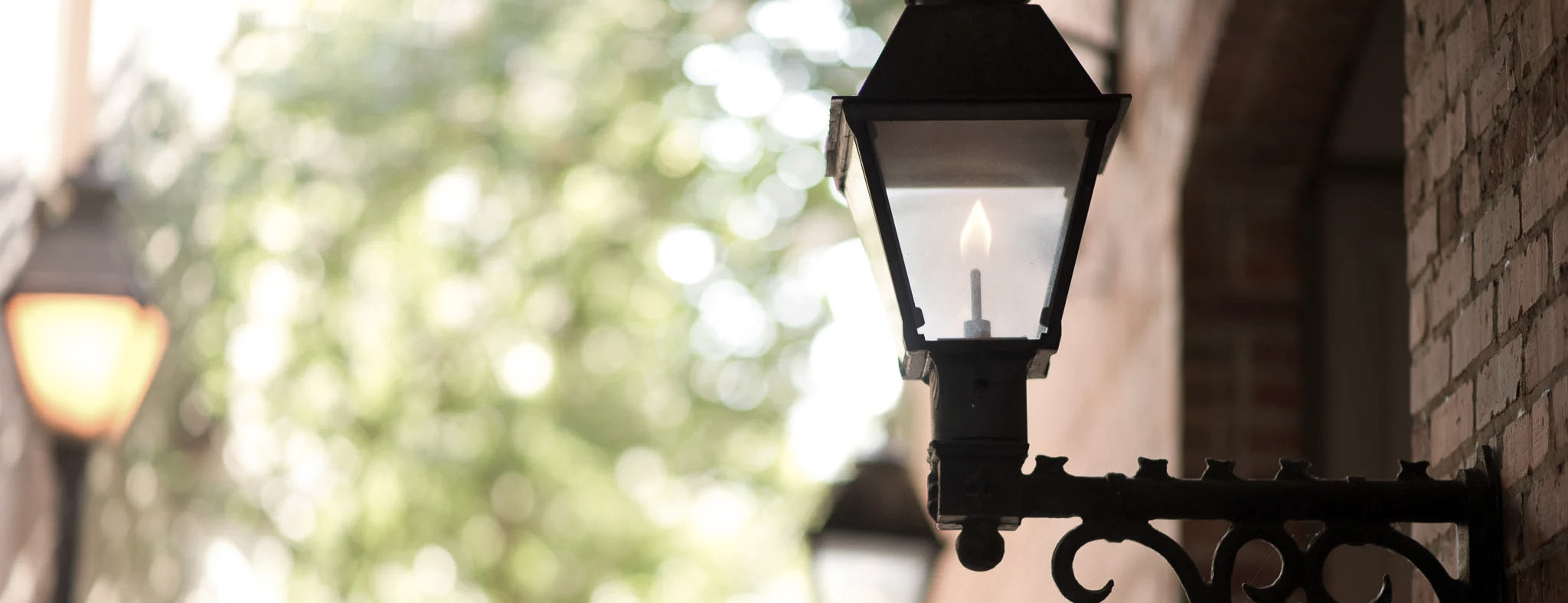 Lantern in Fulton Alley